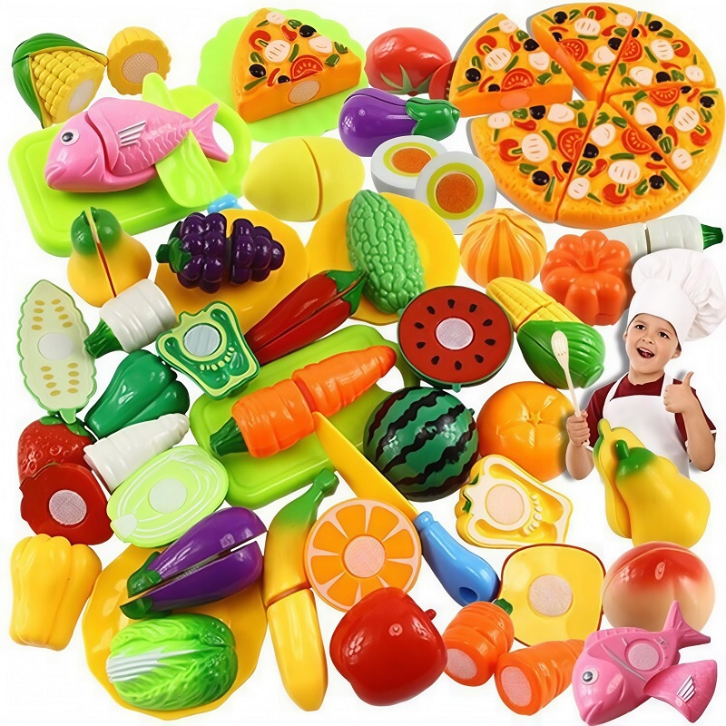 Baby Food Vegetables - Mainan Rumah-rumahan Anak-anak, Mainan Pemotong Buah,