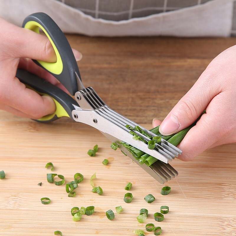 Baby Food Scissors - Gunting Bawang Daun, Gunting Makanan Stainless