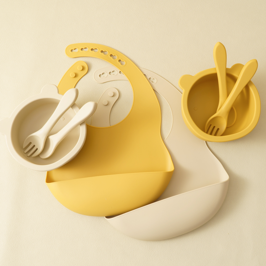 Baby Food Menu - Grosir peralatan makan anak-anak silikon Set