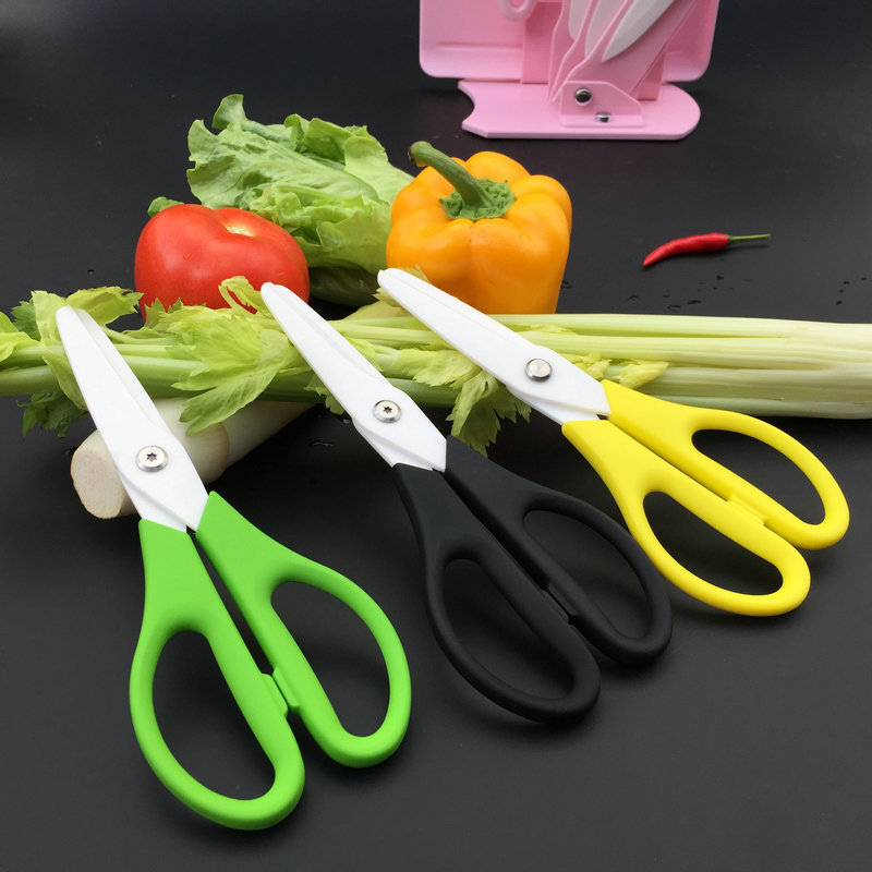 Gunting Pisau Tajam Keramik Zi - Baby Food Scissors ulasan dan harga