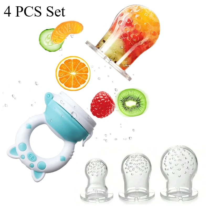 4pcs/set Alat Makan Buah & Say - Baby Food Vegetables ulasan dan harga