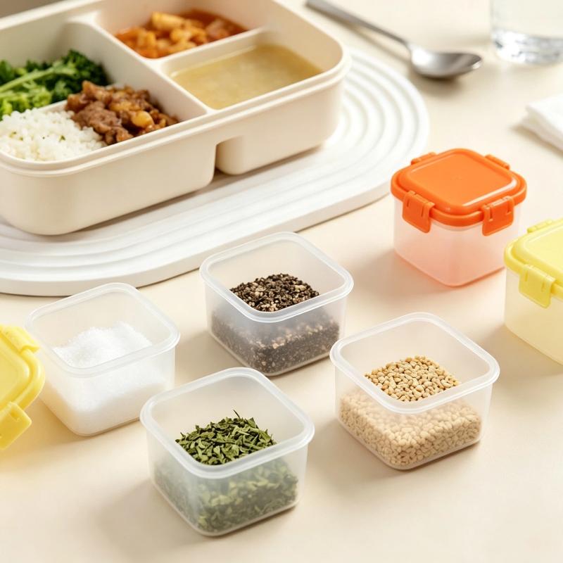 4 Buah Wadah Makanan Mini PP y - Baby Food Jars With Lids ulasan dan harga